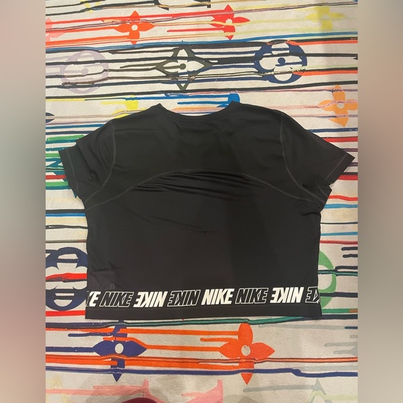 Nike Training Mesh Insert Crop t-shirt - Picture 2 of 7